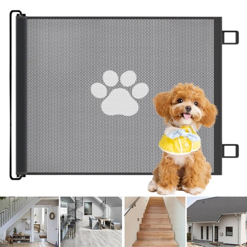 Indoor mesh retractable gate - mesh,
