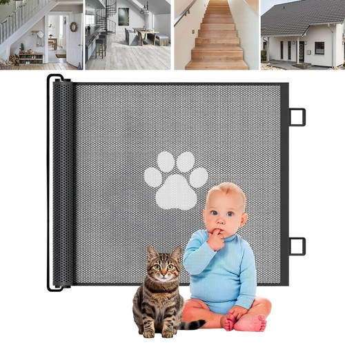 Stair gate retractable - stair,