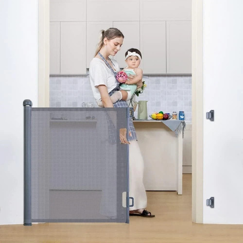Comomy retractable baby gate - baby,