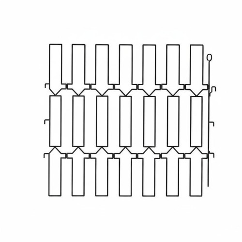 Metal retractable pet gate - metal,